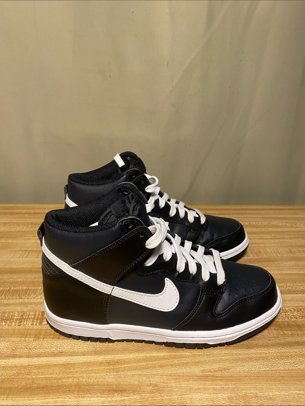 Nike  Dunk Hi Anthracite White DH9751-001 Youth Sneakers size 4.5Y